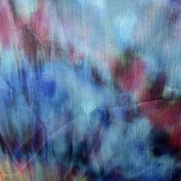 Chloe Tie Dye Silk Caftan & Maxi Slip dress Blue Multicolor Size 38 $4032 NEW - Picture 7 of 10